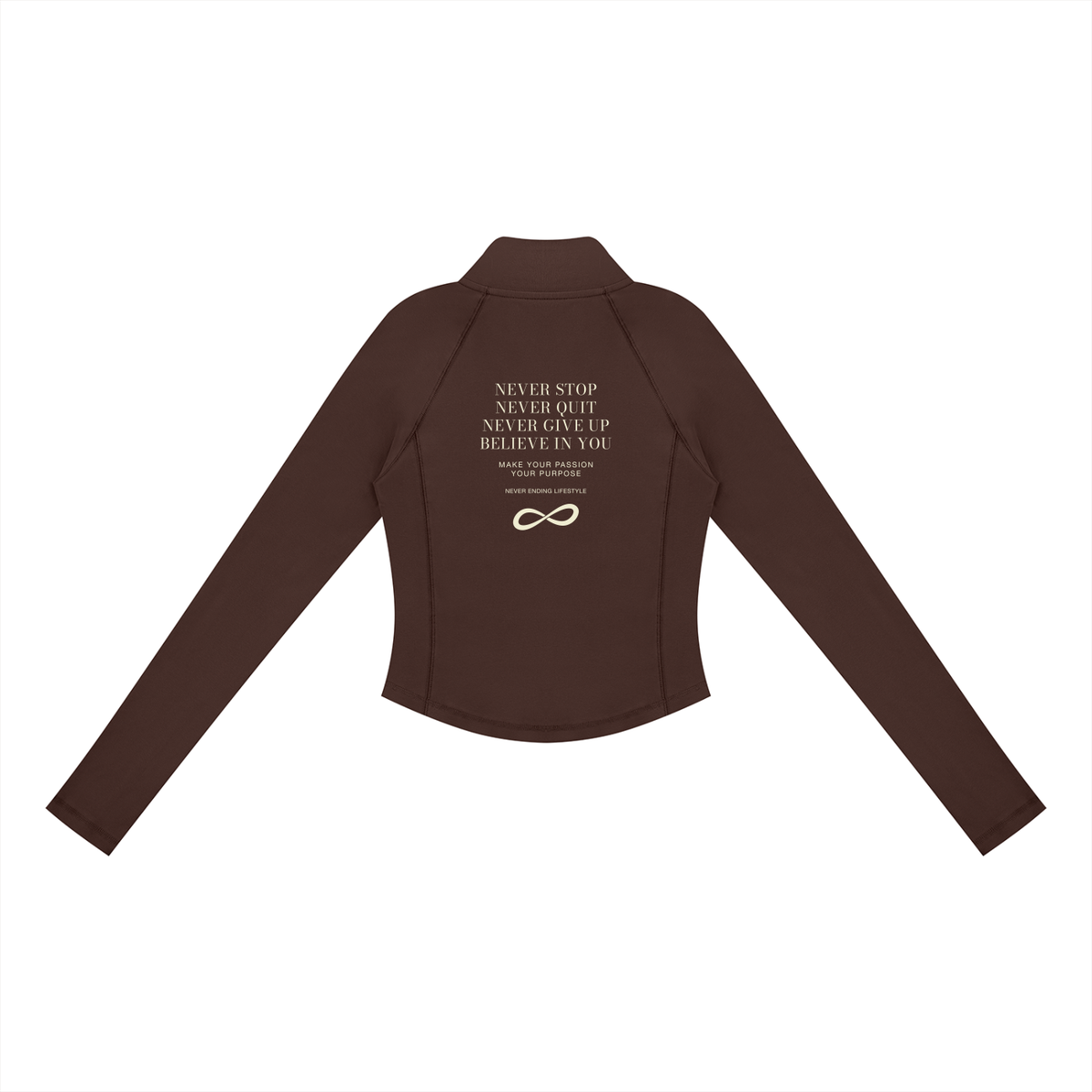 Never Ending Lifestyle Women’s Quarter-Zip Yoga T-Shirt