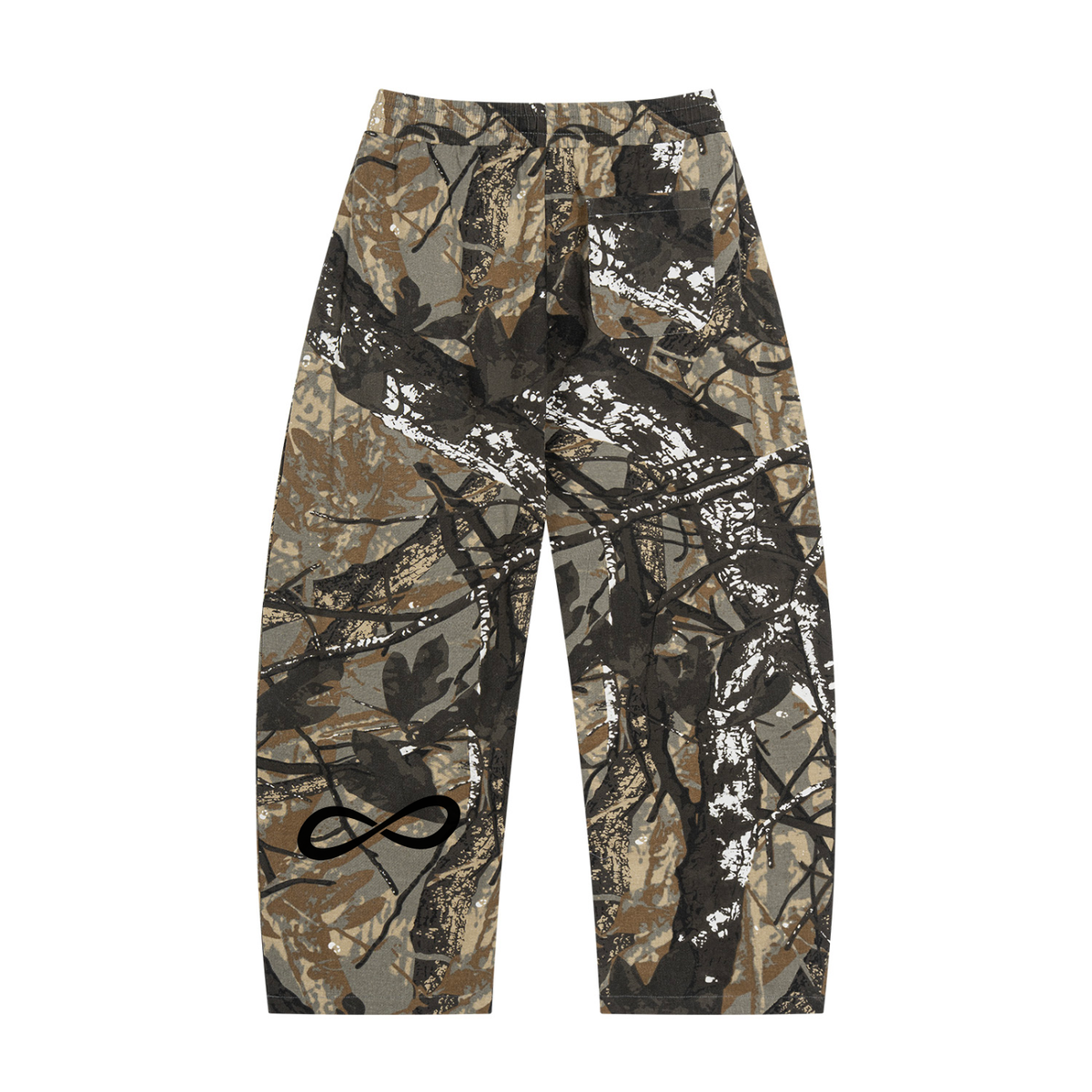 Never Ending Lifestyle Unisex Tree Camo Barrel Leg Pants