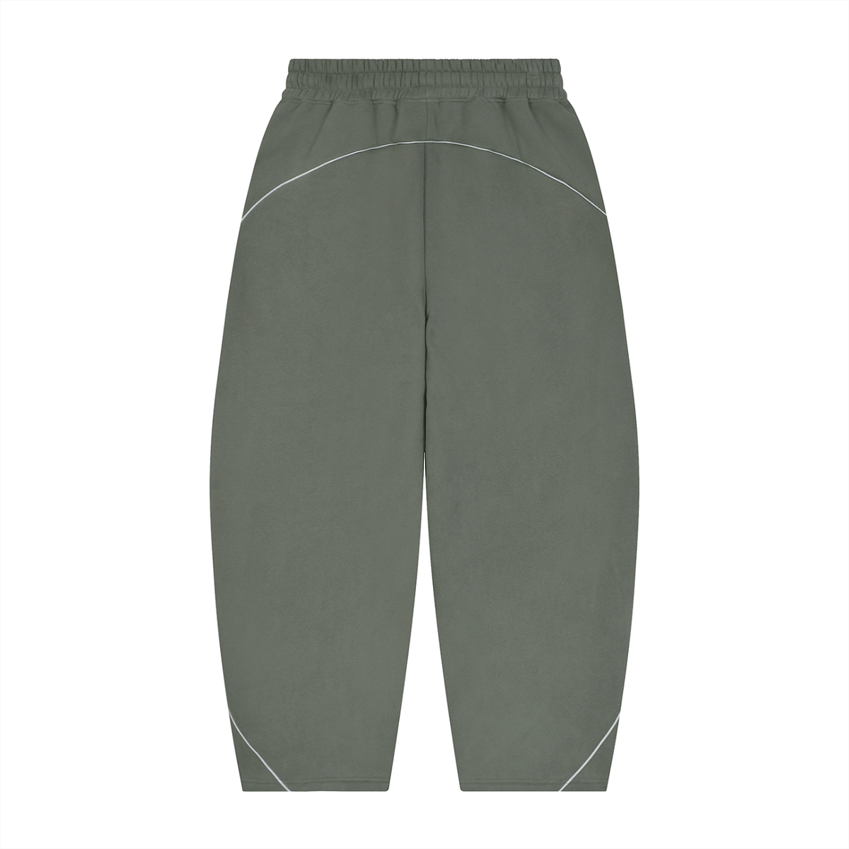 Never Ending Lifestyle Unisex Piping Fleece Barrel Leg Sweatpants