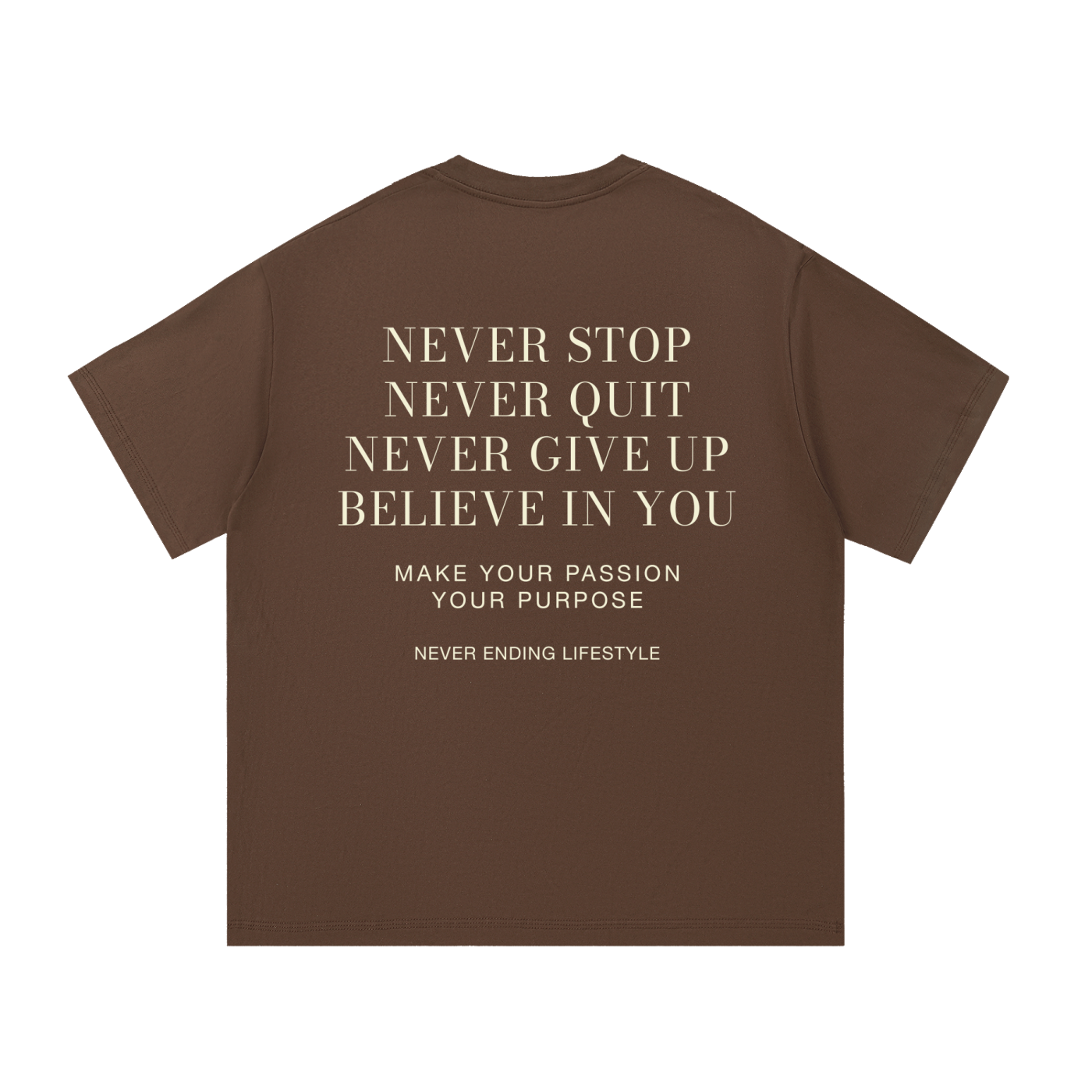 Never Ending Lifestyle Essential Cotton T-Shirt
