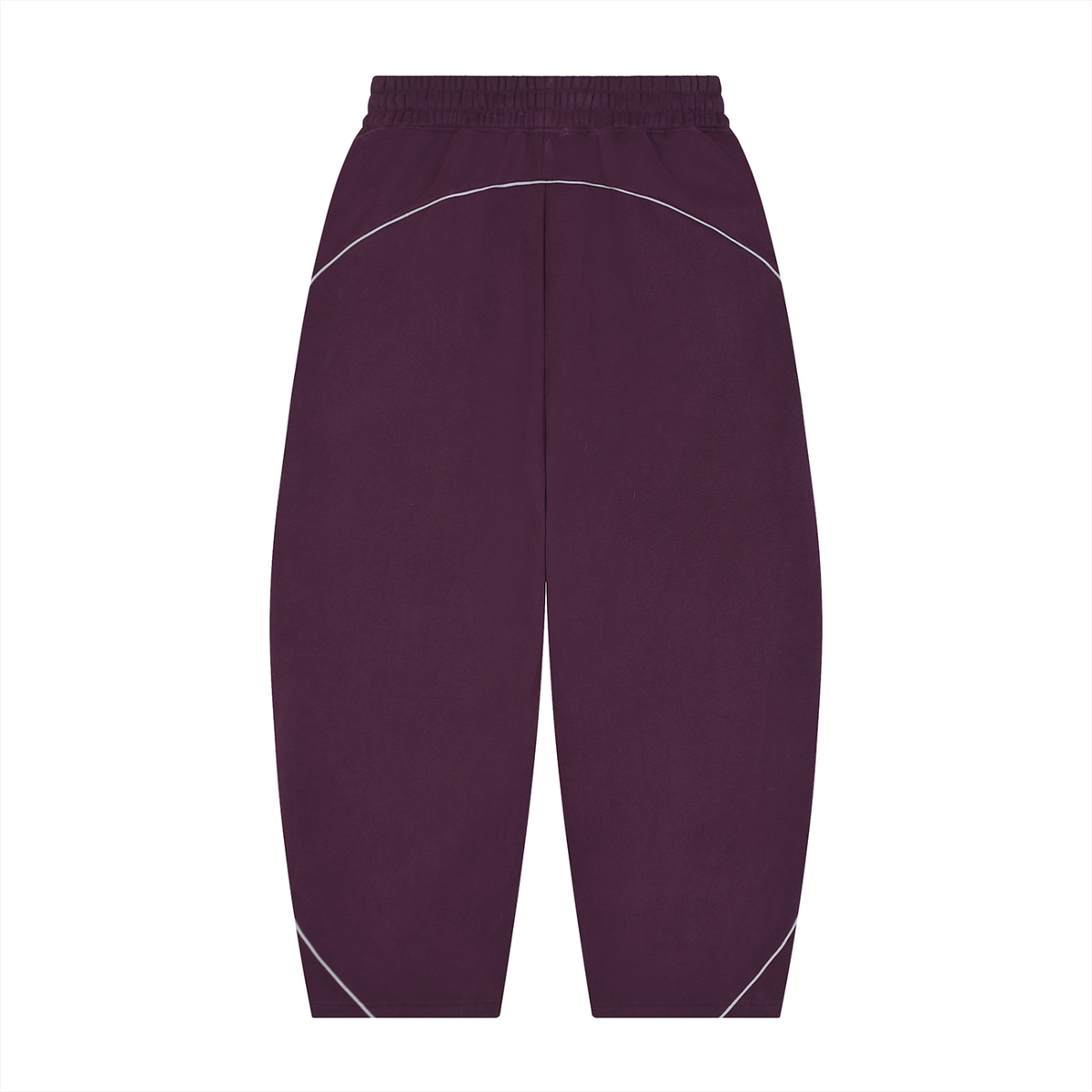Never Ending Lifestyle Unisex Piping Fleece Barrel Leg Sweatpants