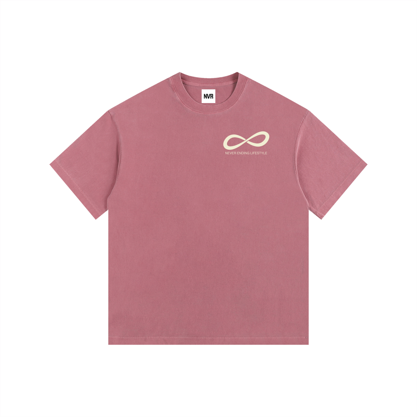 Never Ending Lifestyle Vintage Washed Oversized Cotton T-Shirt