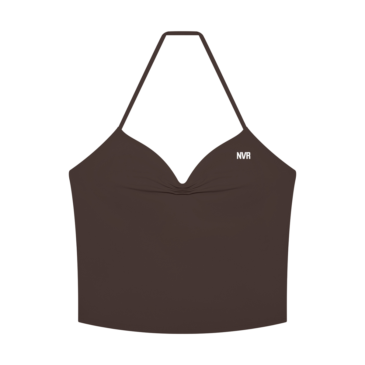 Never Ending Lifestyle Women’s Ruched Halter Yoga Tank Top