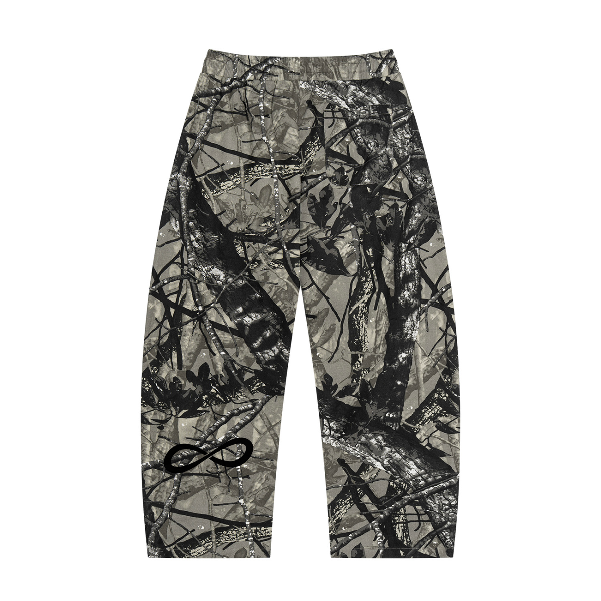 Never Ending Lifestyle Unisex Tree Camo Barrel Leg Pants