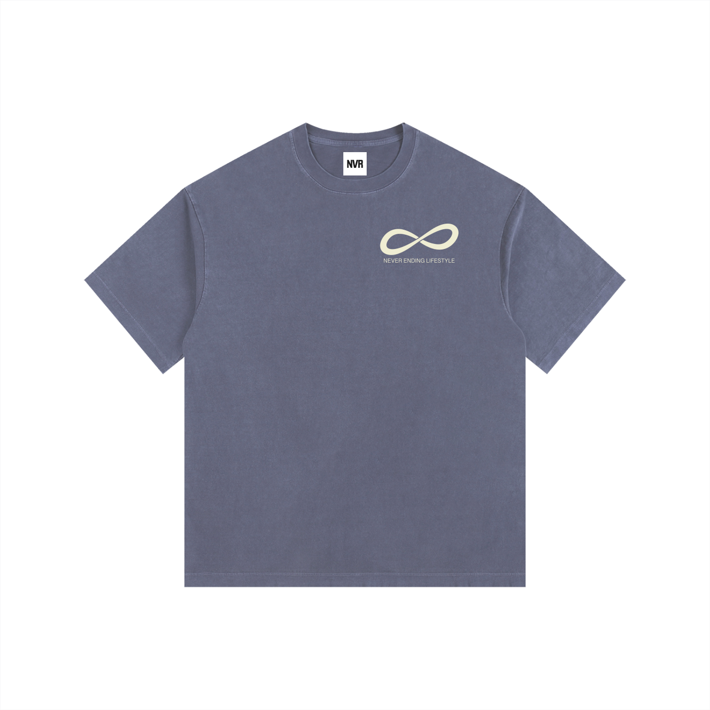 Never Ending Lifestyle Vintage Washed Oversized Cotton T-Shirt