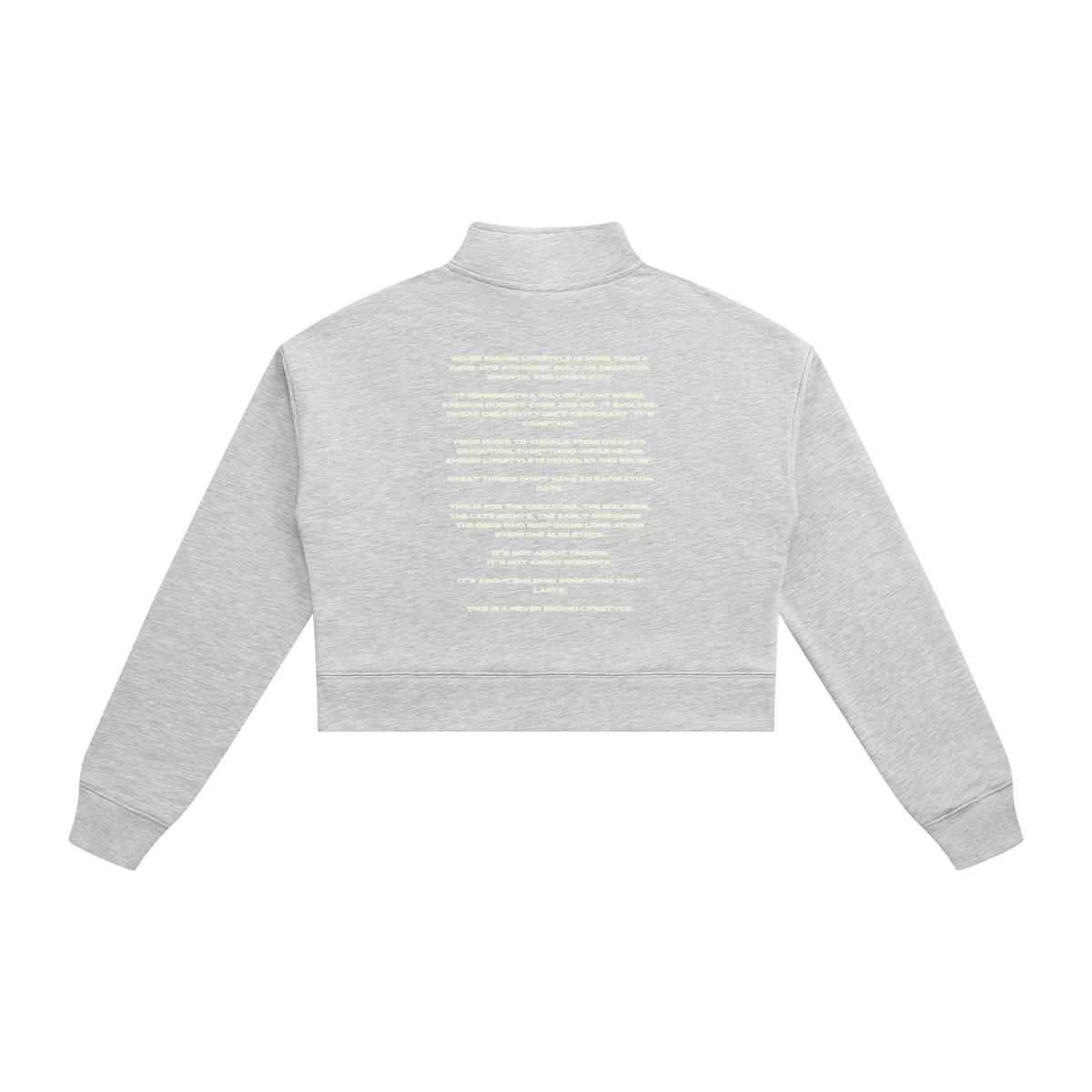 Never Ending Lifestyle Women’s Crop Quarter-Zip Sweatshirt
