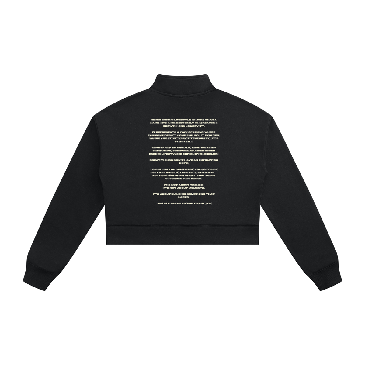 Never Ending Lifestyle Women’s Crop Quarter-Zip Sweatshirt
