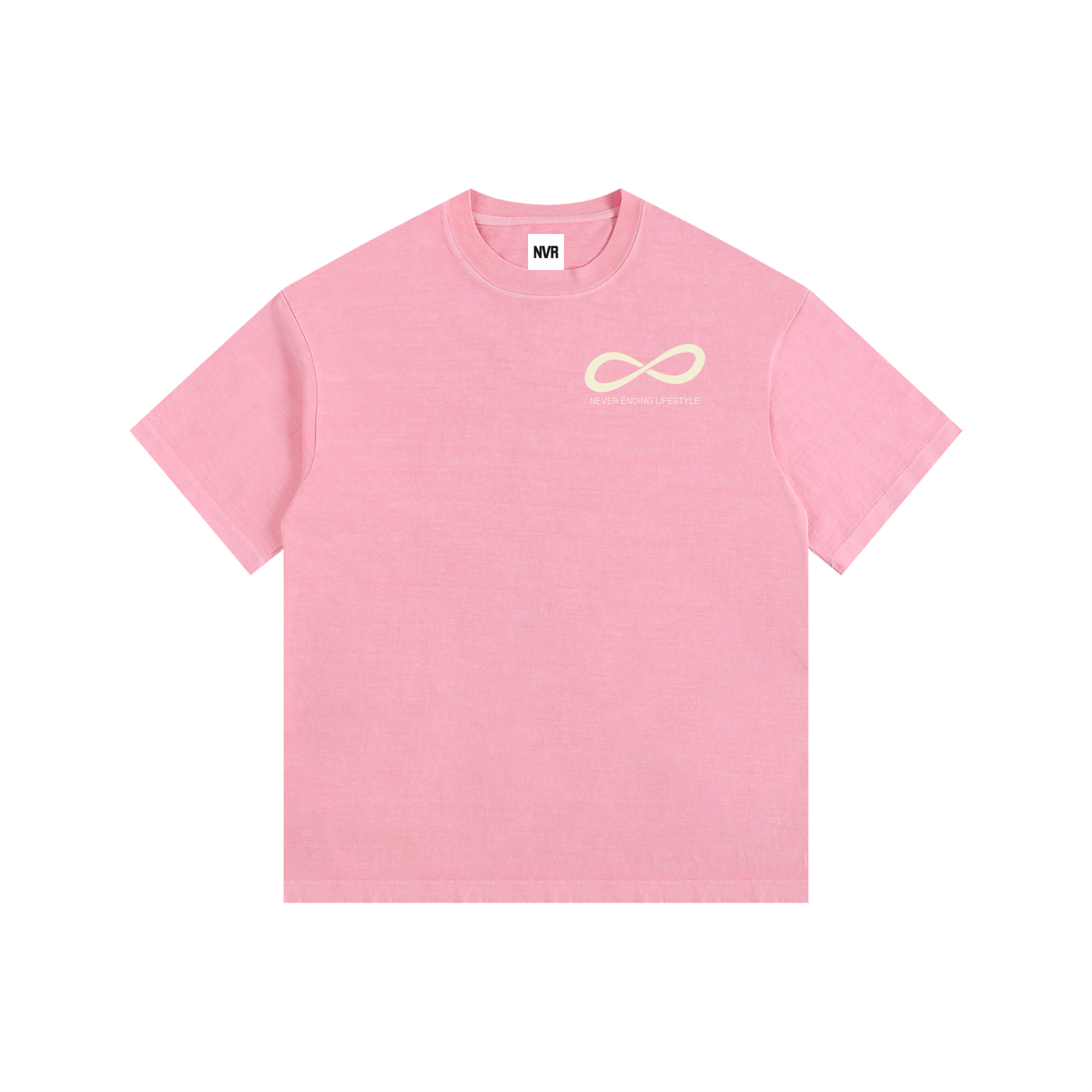Never Ending Lifestyle Vintage Washed Oversized Cotton T-Shirt