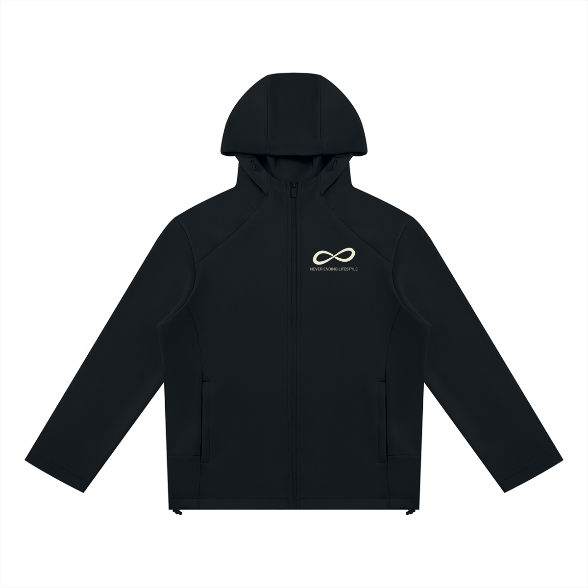 Never Ending Lifestyle Unisex Paneled Full-Zip Hoodie