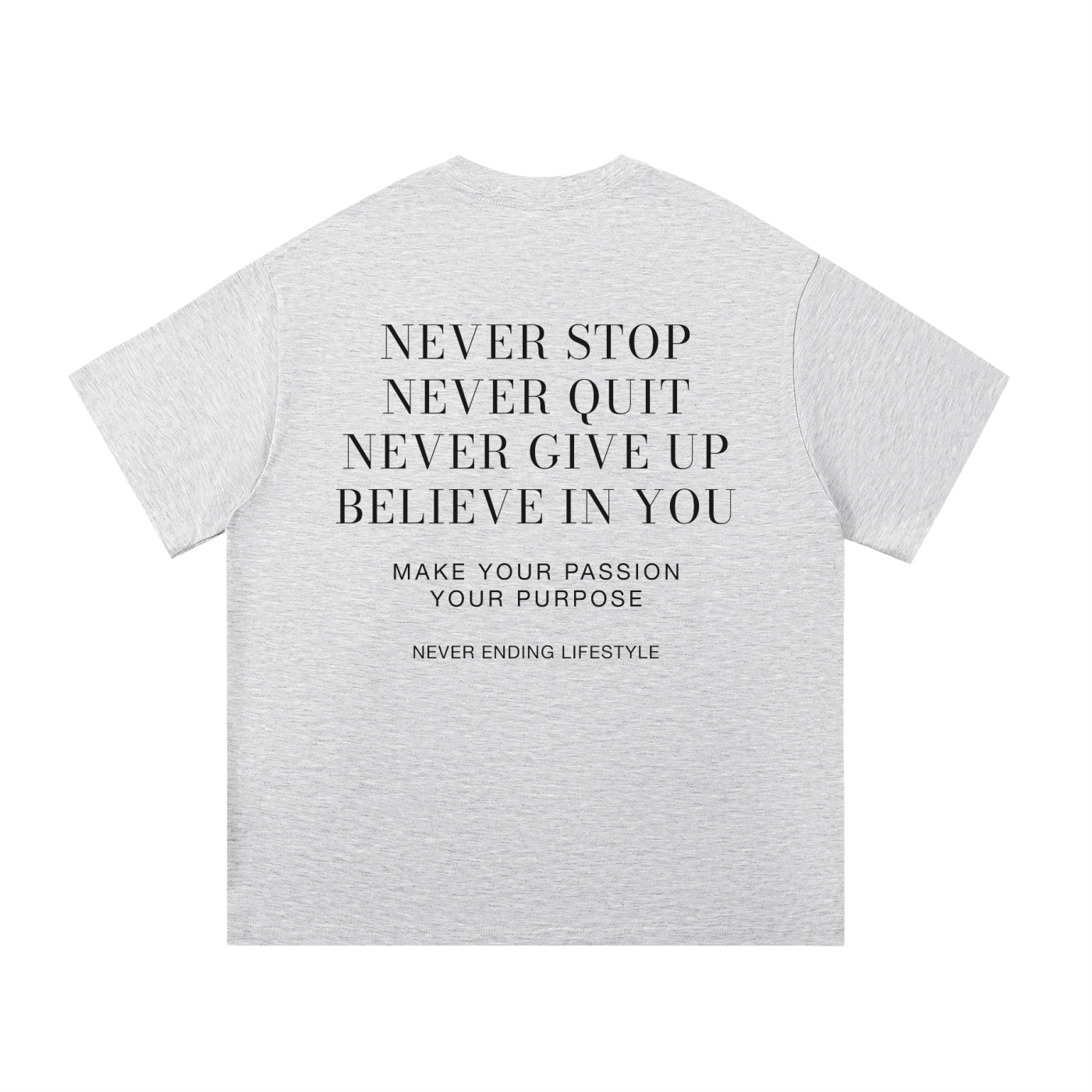 Never Ending Lifestyle Essential Cotton T-Shirt