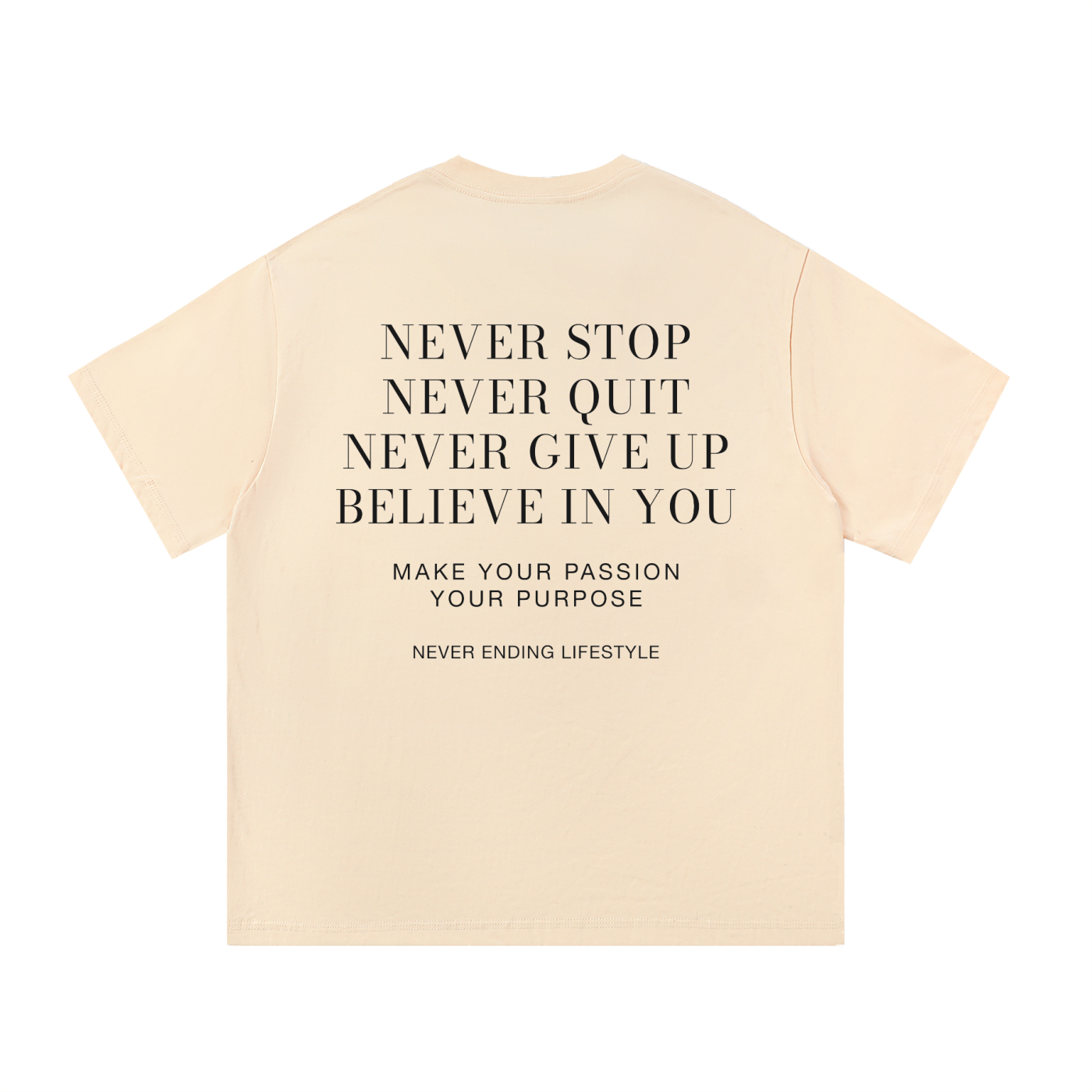 Never Ending Lifestyle Essential Cotton T-Shirt