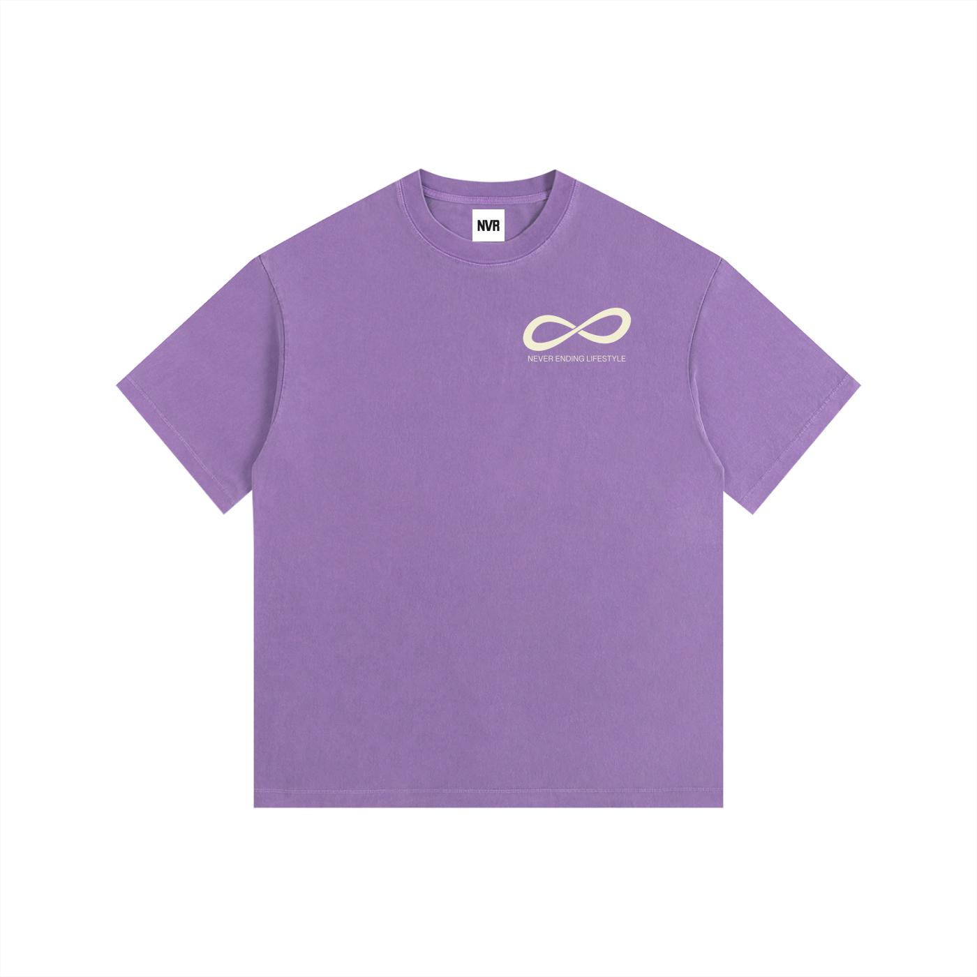 Never Ending Lifestyle Vintage Washed Oversized Cotton T-Shirt