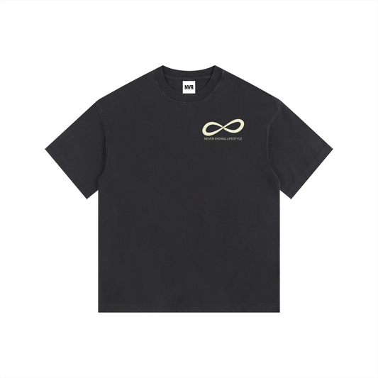Never Ending Lifestyle Vintage Washed Oversized Cotton T-Shirt