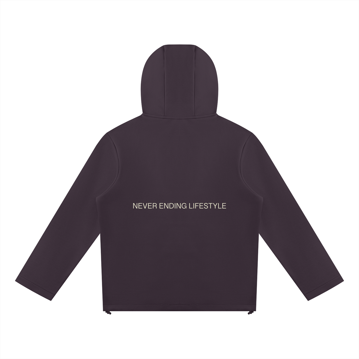 Never Ending Lifestyle Unisex Paneled Full-Zip Hoodie