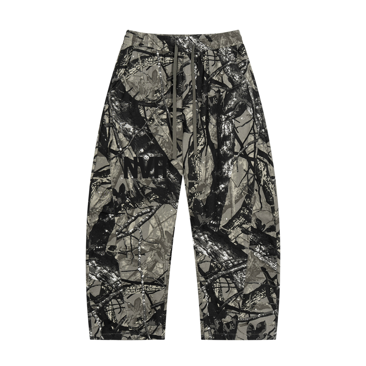 Never Ending Lifestyle Unisex Tree Camo Barrel Leg Pants