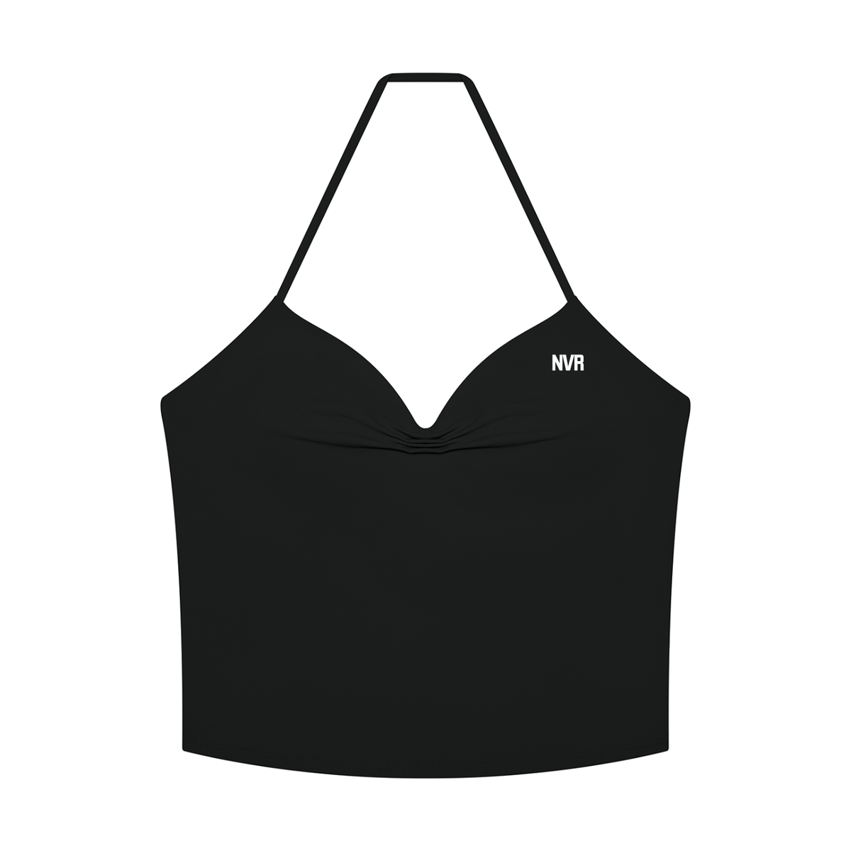 Never Ending Lifestyle Women’s Ruched Halter Yoga Tank Top