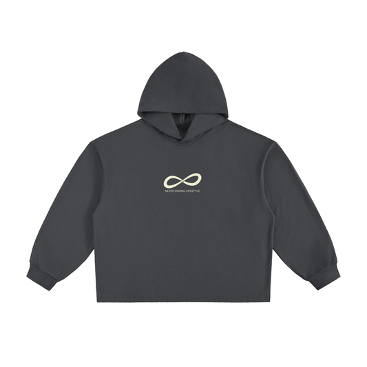 NVR Essential Heavyweight Oversized Drawstring Hem Hoodie