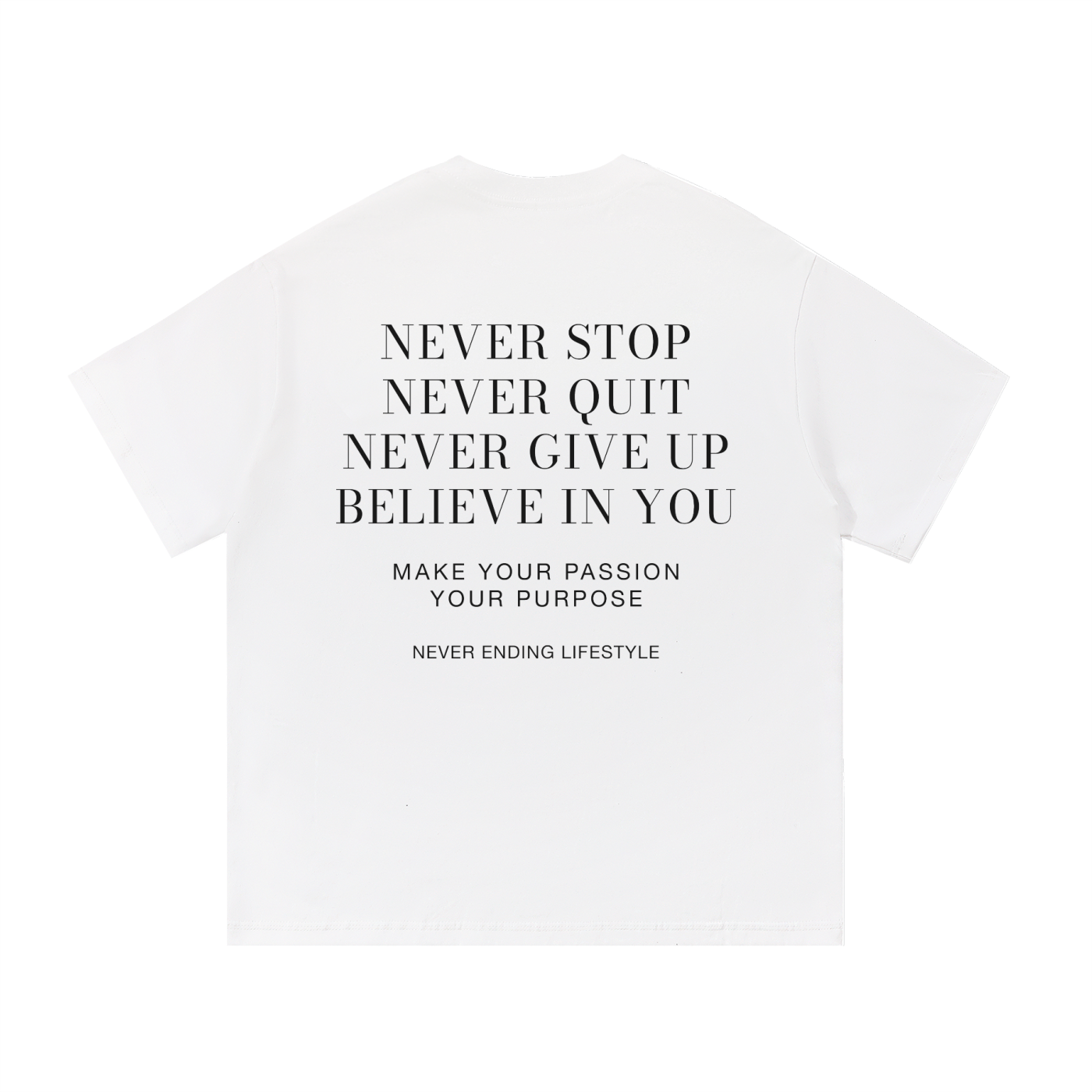 Never Ending Lifestyle Essential Cotton T-Shirt