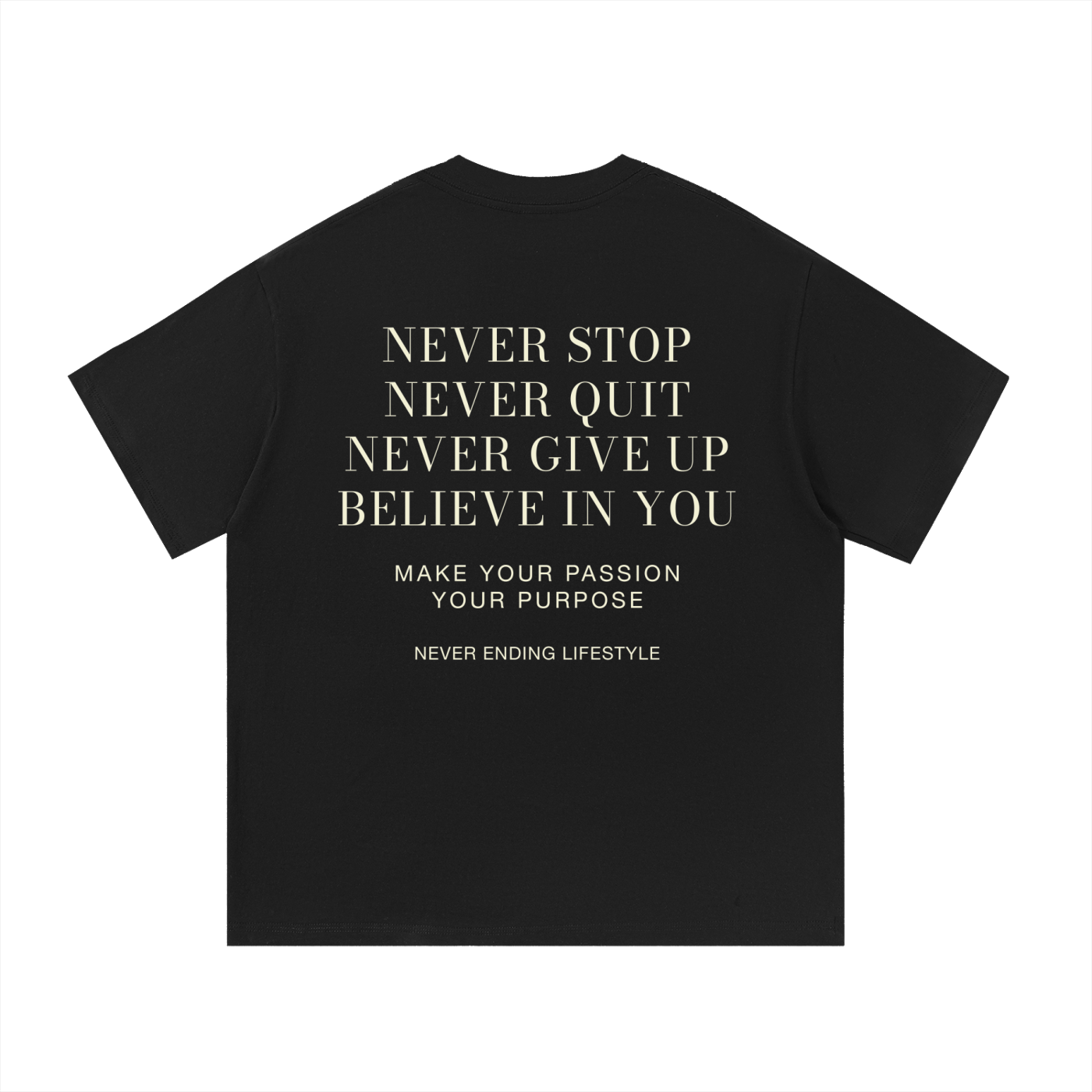 Never Ending Lifestyle Essential Cotton T-Shirt