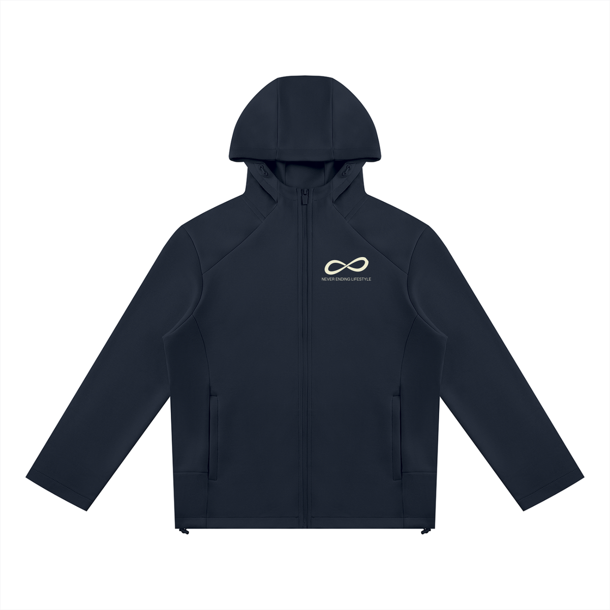 Never Ending Lifestyle Unisex Paneled Full-Zip Hoodie