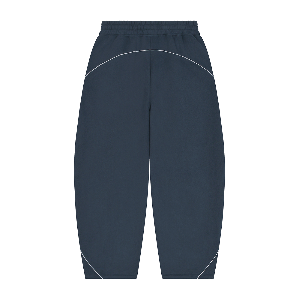 Never Ending Lifestyle Unisex Piping Fleece Barrel Leg Sweatpants