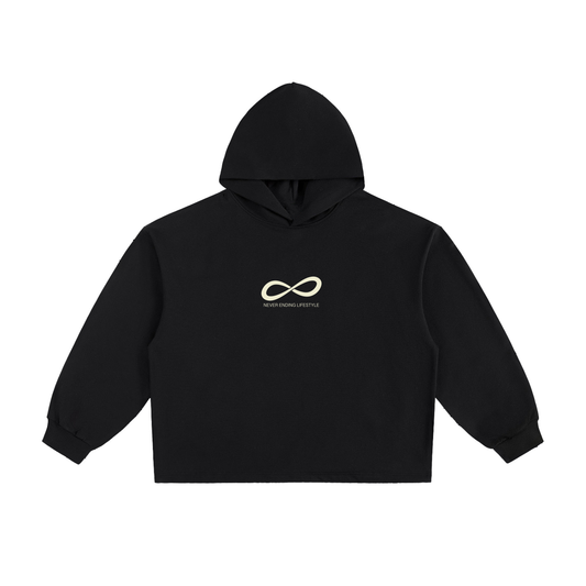 NVR Essential Heavyweight Oversized Drawstring Hem Hoodie