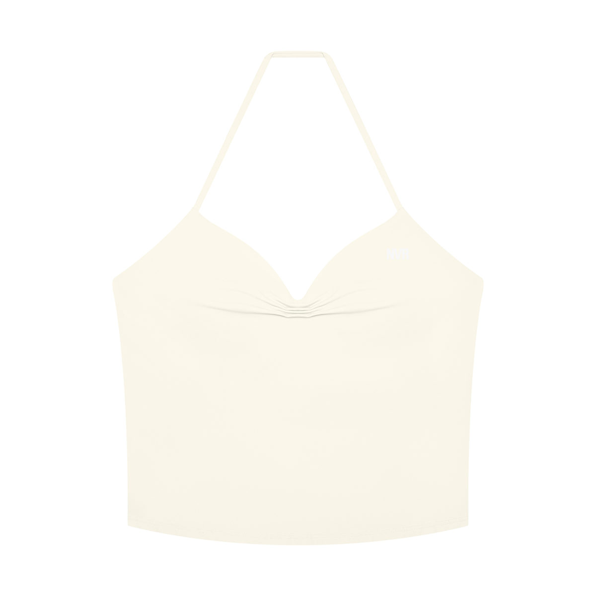 Never Ending Lifestyle Women’s Ruched Halter Yoga Tank Top