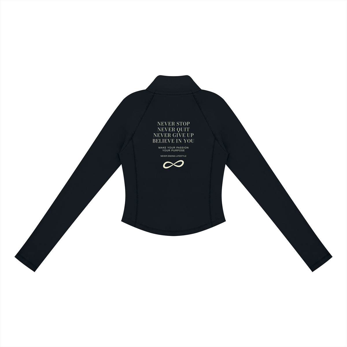 Never Ending Lifestyle Women’s Quarter-Zip Yoga T-Shirt