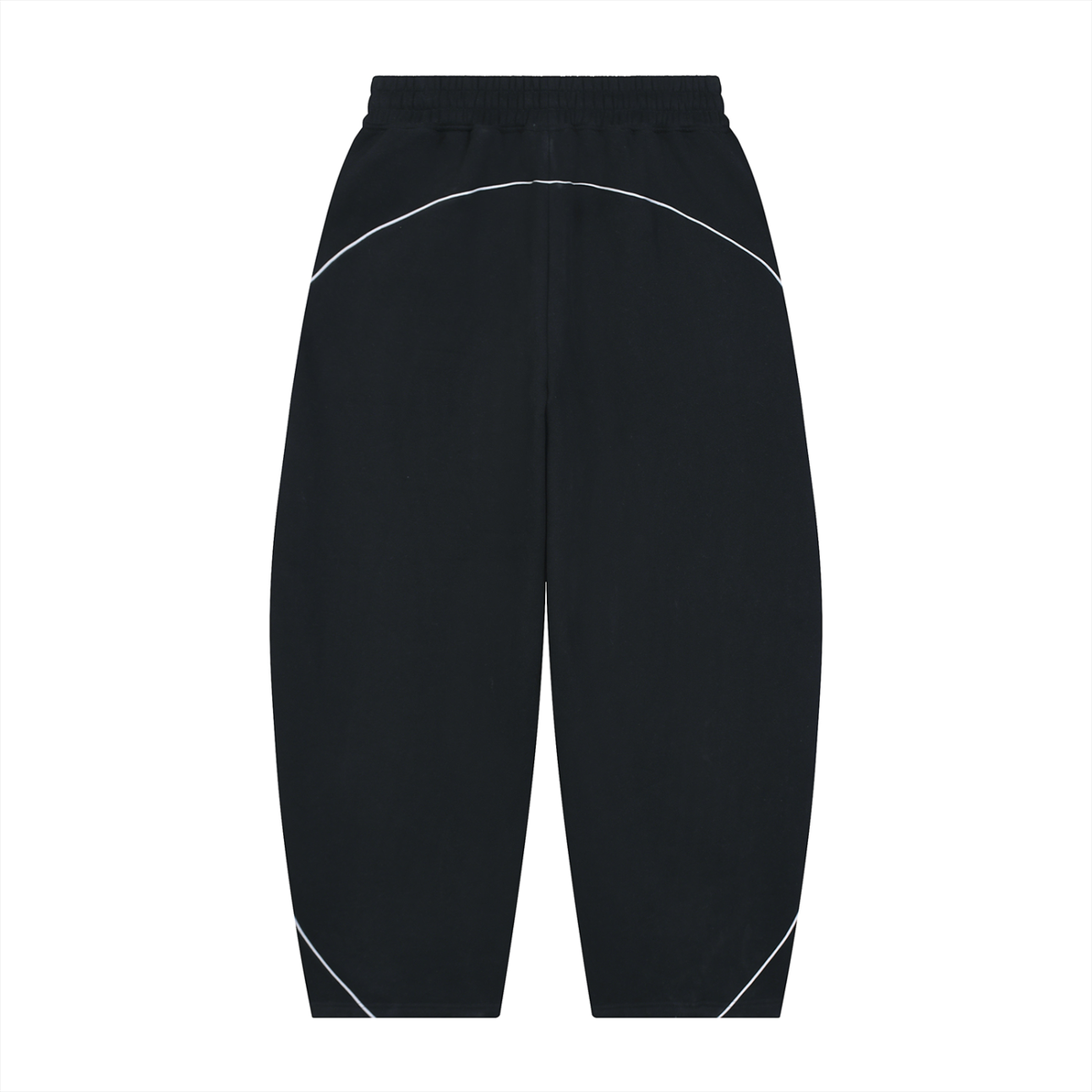 Never Ending Lifestyle Unisex Piping Fleece Barrel Leg Sweatpants