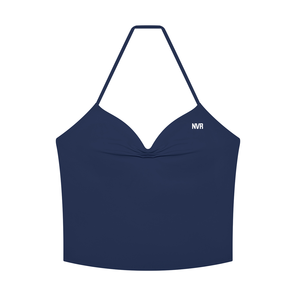 Never Ending Lifestyle Women’s Ruched Halter Yoga Tank Top