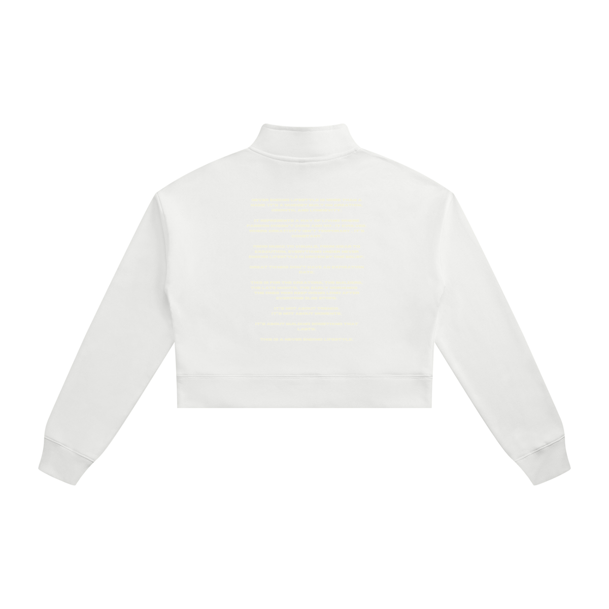 Never Ending Lifestyle Women’s Crop Quarter-Zip Sweatshirt