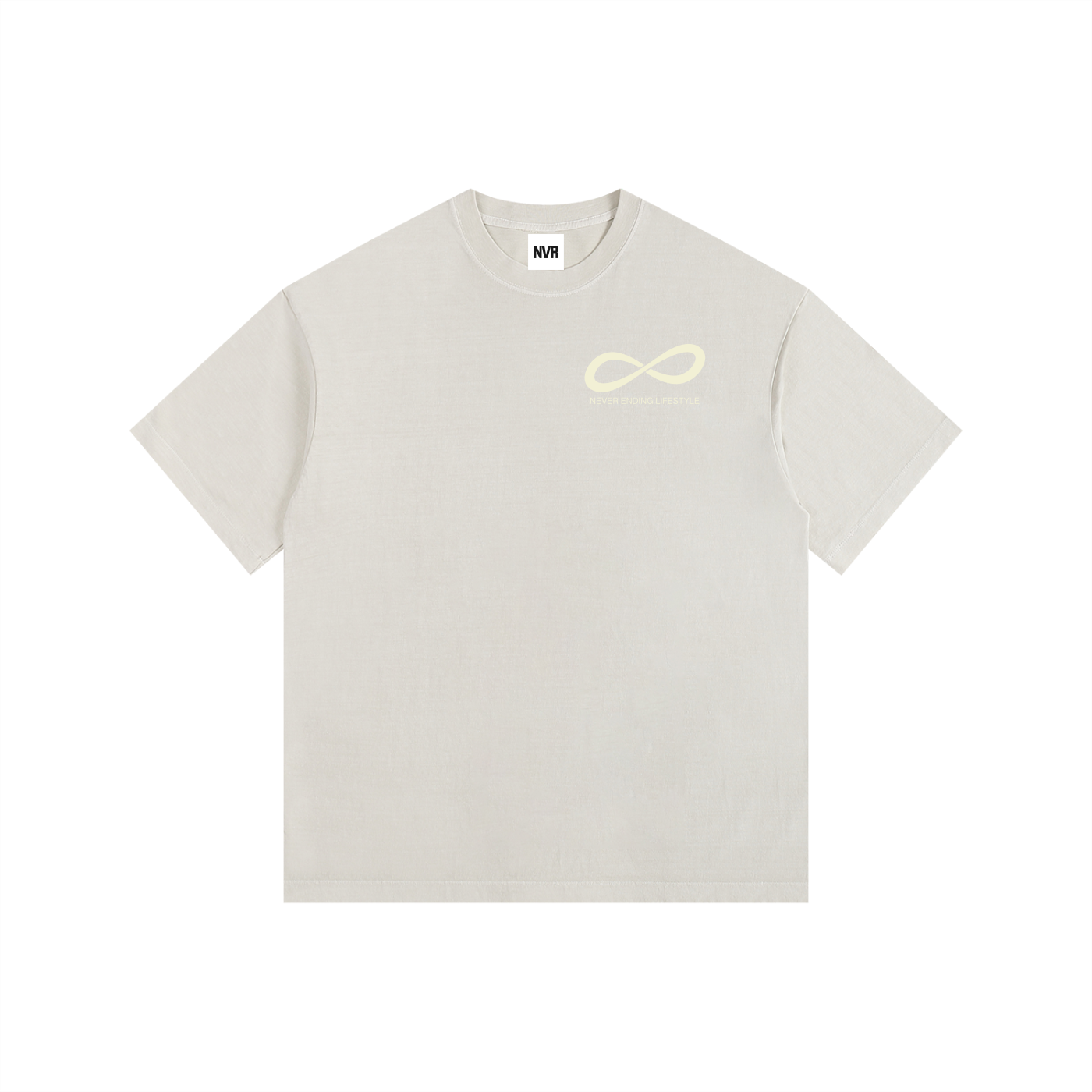 Never Ending Lifestyle Vintage Washed Oversized Cotton T-Shirt