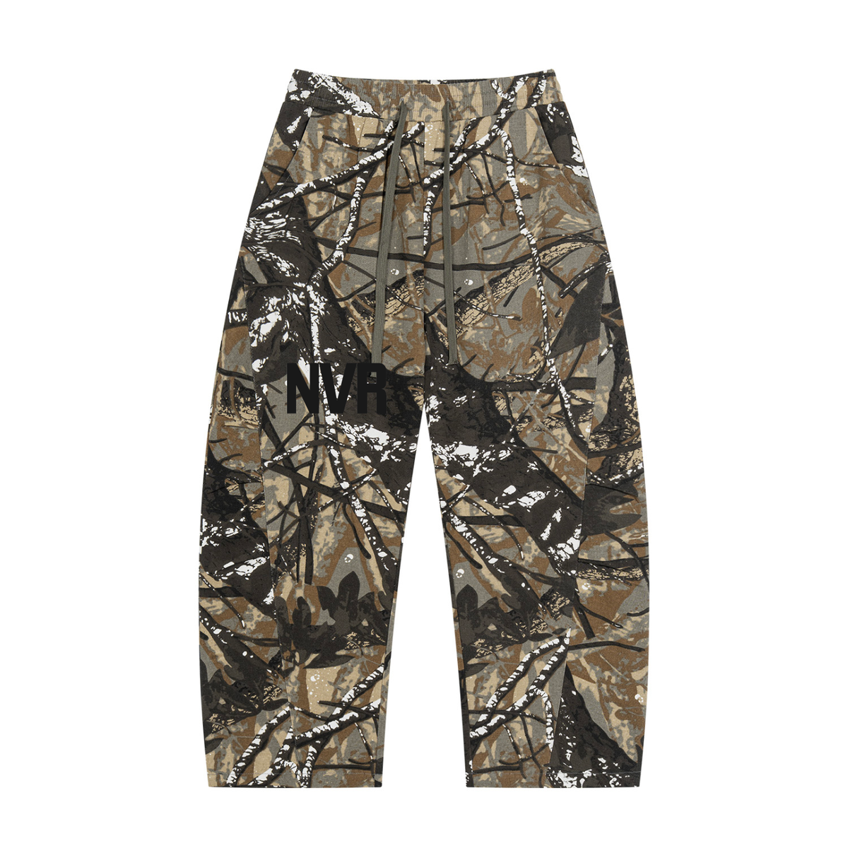 Never Ending Lifestyle Unisex Tree Camo Barrel Leg Pants