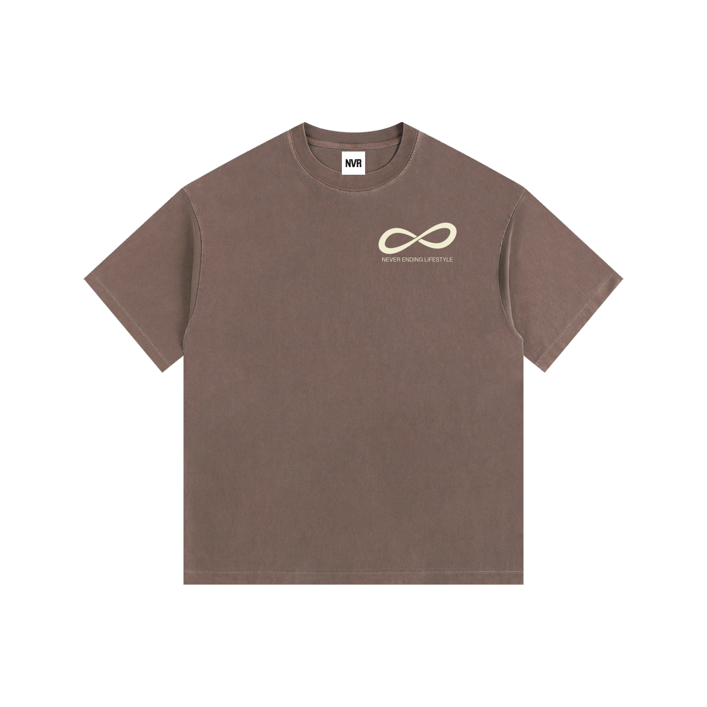 Never Ending Lifestyle Vintage Washed Oversized Cotton T-Shirt