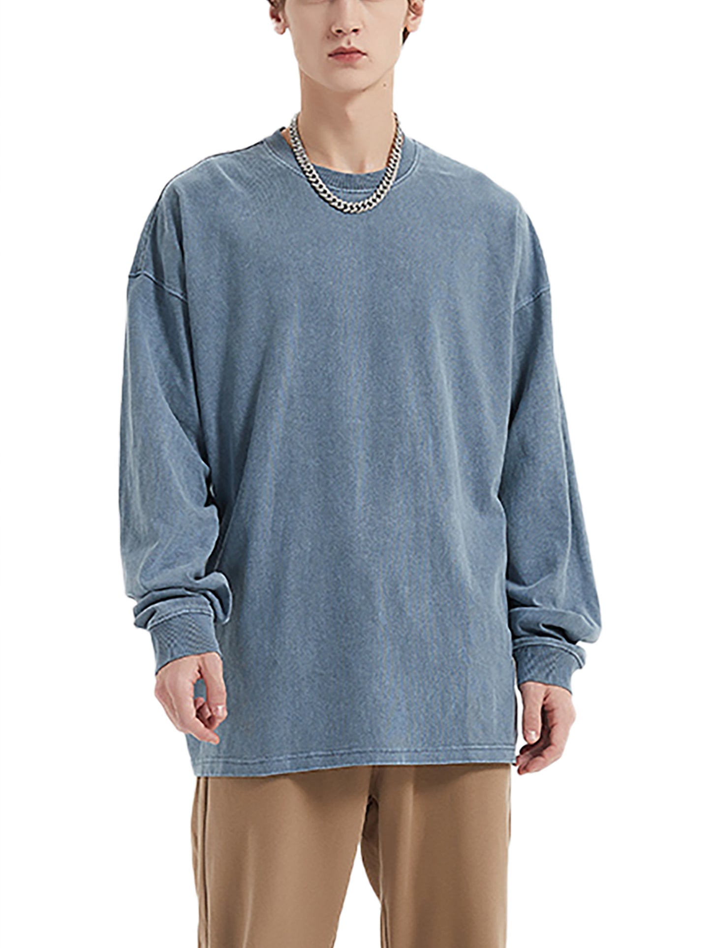 Never Ending Lifestyle Vintage Washed Long Sleeve T-Shirt
