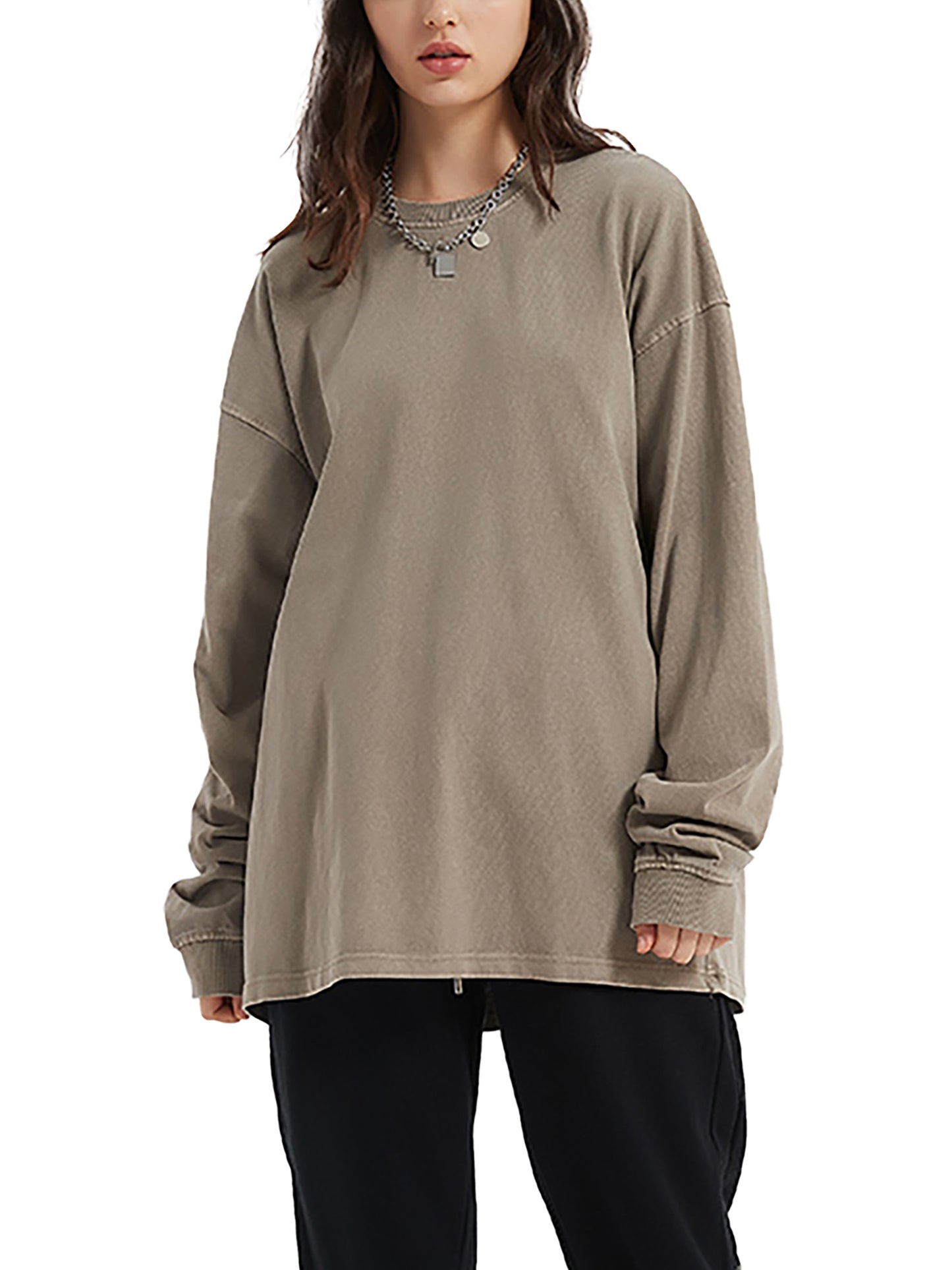 Never Ending Lifestyle Vintage Washed Long Sleeve T-Shirt